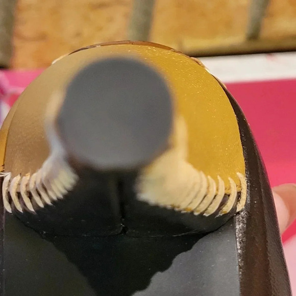 Chinese Laundry Stitched Leather Platform Heel Multi Shades of Brown Sz 8 - Picture 9 of 11